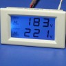 Цифровой вольтметр амперметр встраиваемый AC 80-300V 100A, Панель LCD  