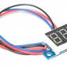 Вольтметр встраиваемый DC 0 - 99V мини