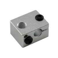 Алюминиевый нагревательный блок для экструдера 3д принтера (V5/V6/MK7/MK8/E3D)
