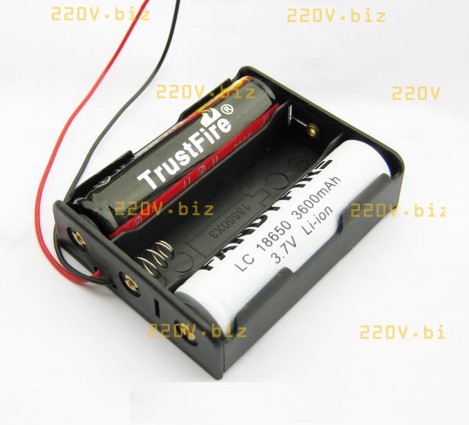 Батарейный отсек держатель бокс кейс 3x 18650